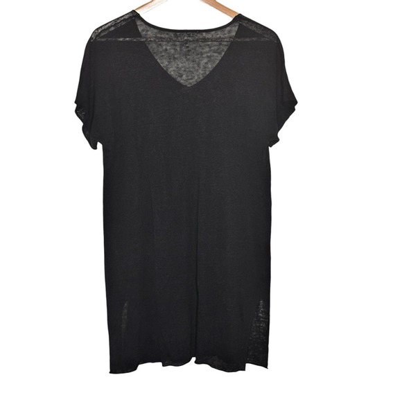 Eileen Fisher Womens Organic Linen Dress Size S Black Lagonlook Resort Capsule - Picture 2 of 8